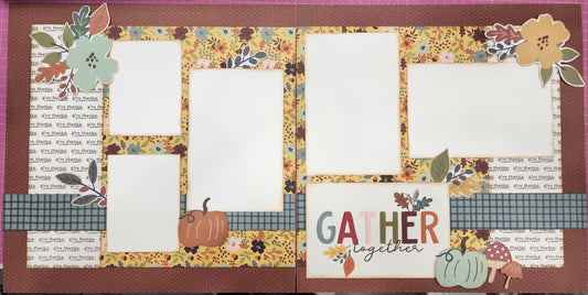 Custom . 2 Page 12 x 12 Fall Layout