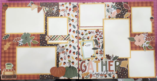 Custom . Give Thanks 2 page 12 x 12 Layout