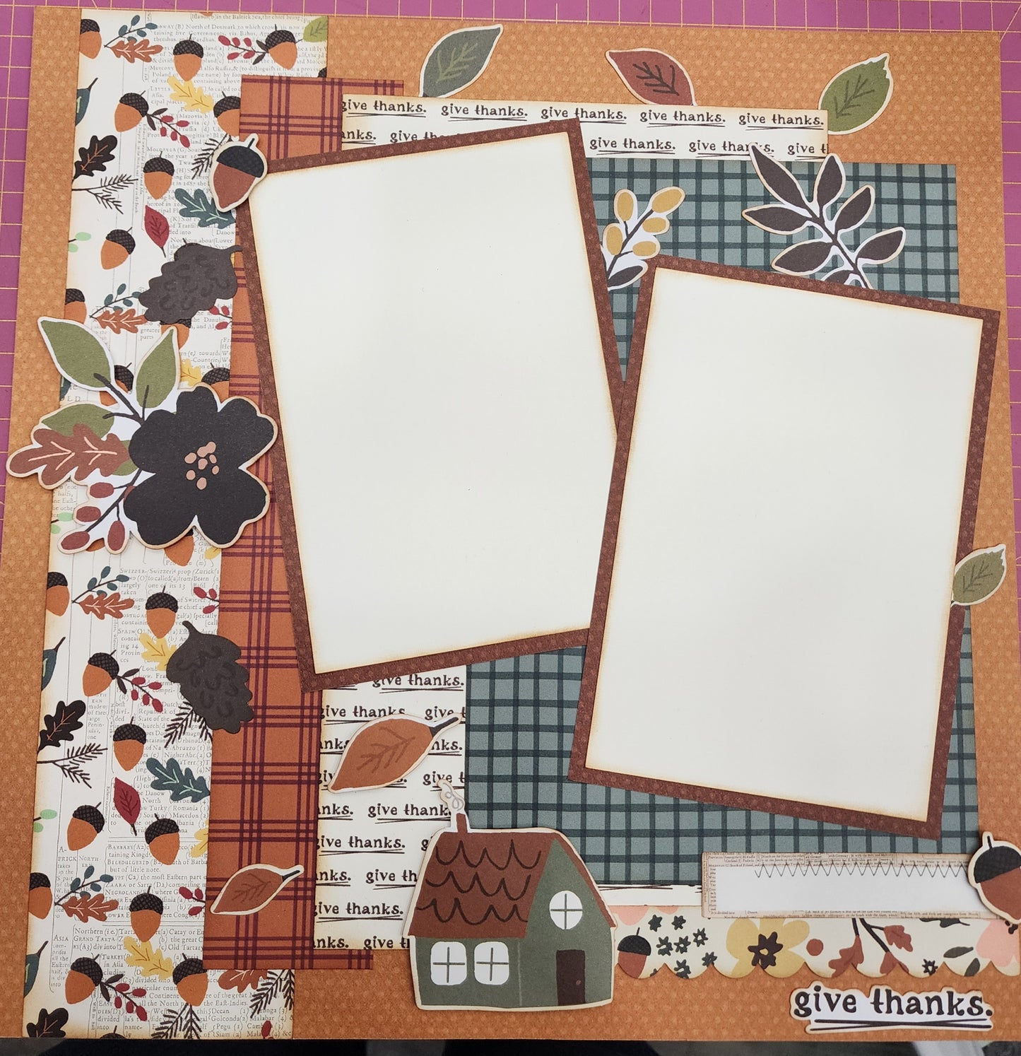 Custom . 12x12 Fall Layout