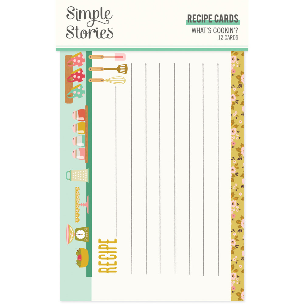 What's Cooking . Recipe Cards – Custom Scrapbook Design