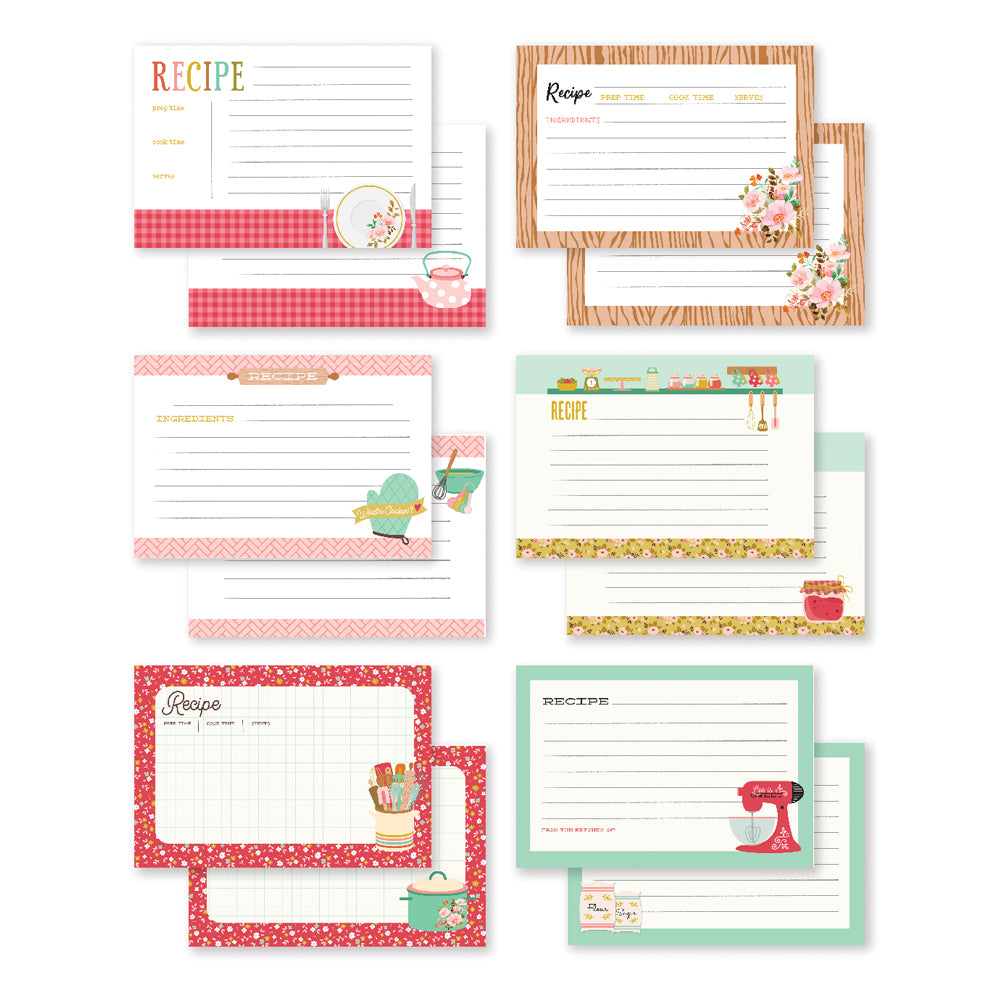 What's Cooking . Recipe Cards – Custom Scrapbook Design