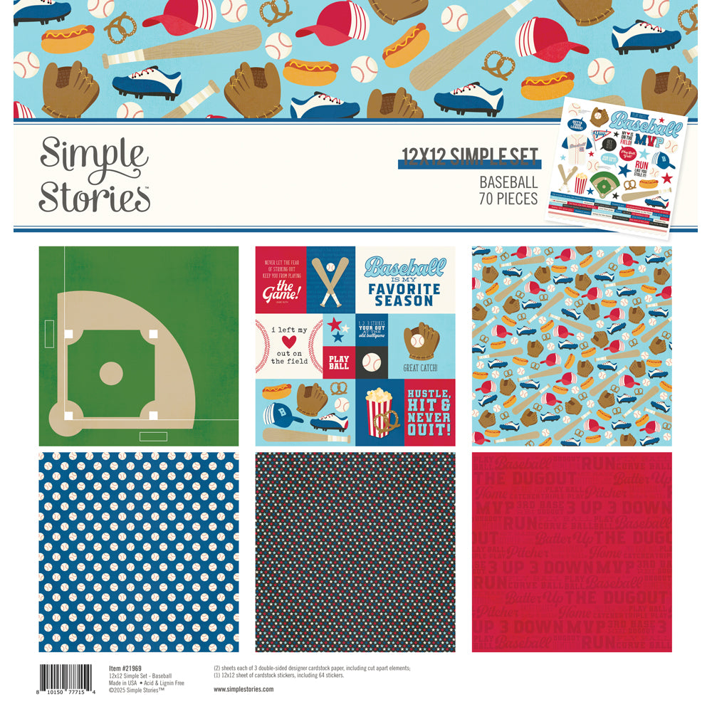 Sports Simple Set . Baseball