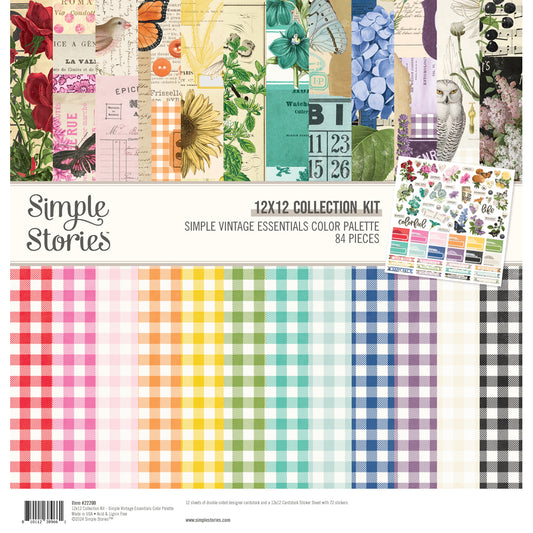 Simple Vintage Essentials Color Palette . Collection Kit