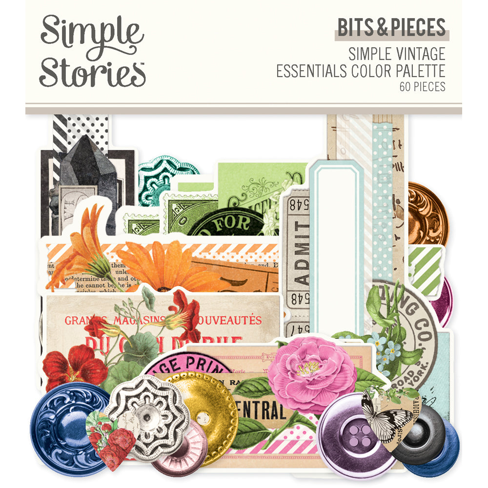 Simple Vintage Essentials Color Palette . Bits & Pieces