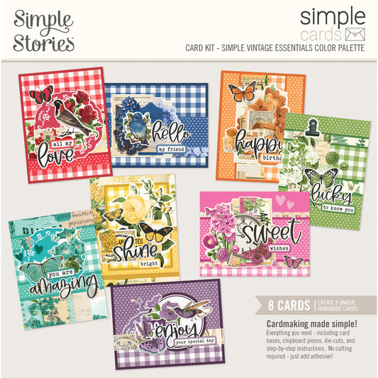 Simple Vintage Essentials Color Palette . Card Kit