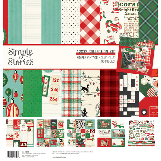 Simple Vintage Holly Jolly . Collection Kit