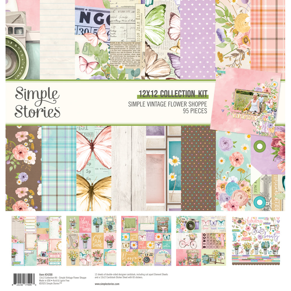 Simple Vintage Flower Shoppe . Collection Kit