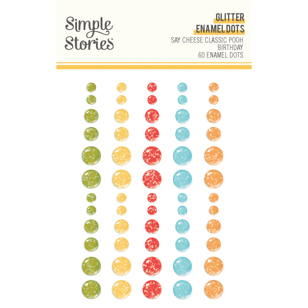 Say Cheese Classic Pooh . Enamel Dots