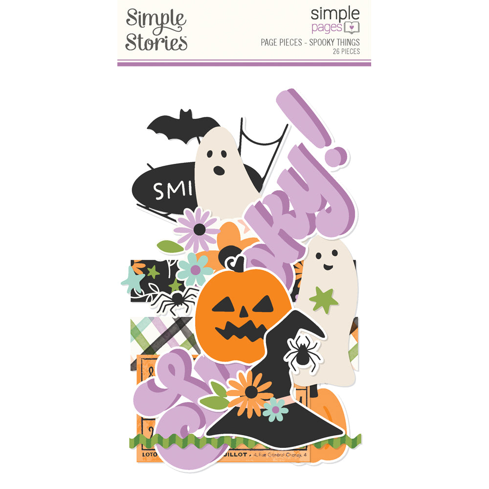 Spooky Things . Simple Pages Page Pieces