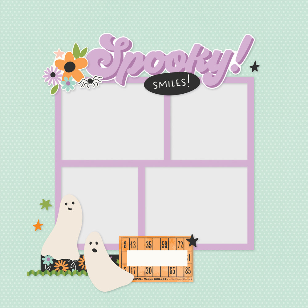 Spooky Things . Simple Pages Page Pieces