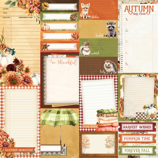 Pre-Order Simple Vintage Autumn Breeze . Journal Elements