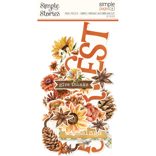 Pre-Order Simple Vintage Autumn Breeze . Simple Page Page Pieces
