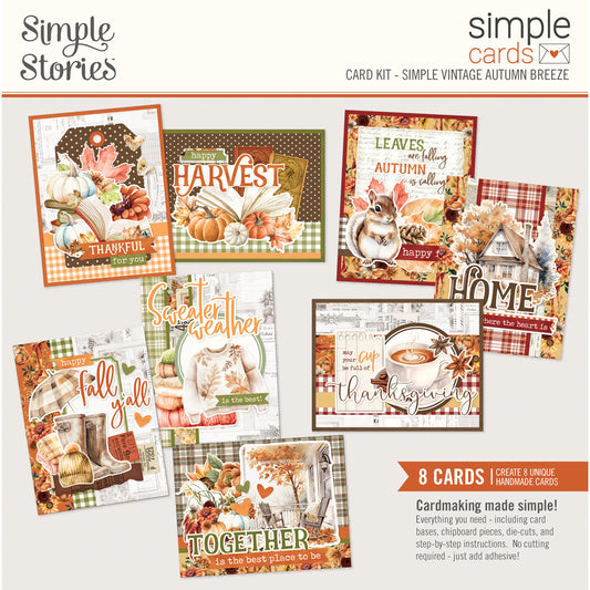 Pre-Order Simple Vintage Autumn Breeze . Simple Cards Card Kit