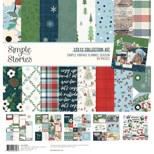 Simple Vintage Flannel Season . Collection Kit