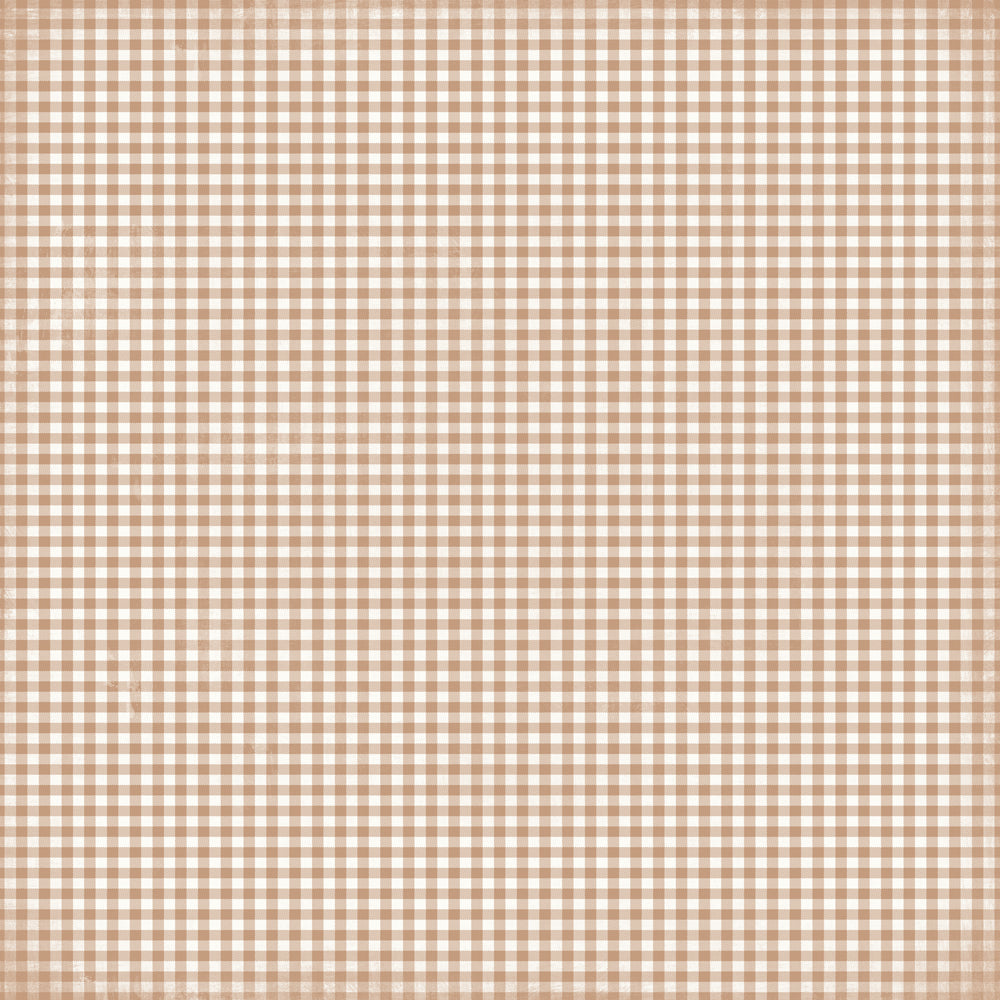 Pre-Order Simple Vintage Believe . Gingerbread Gingham