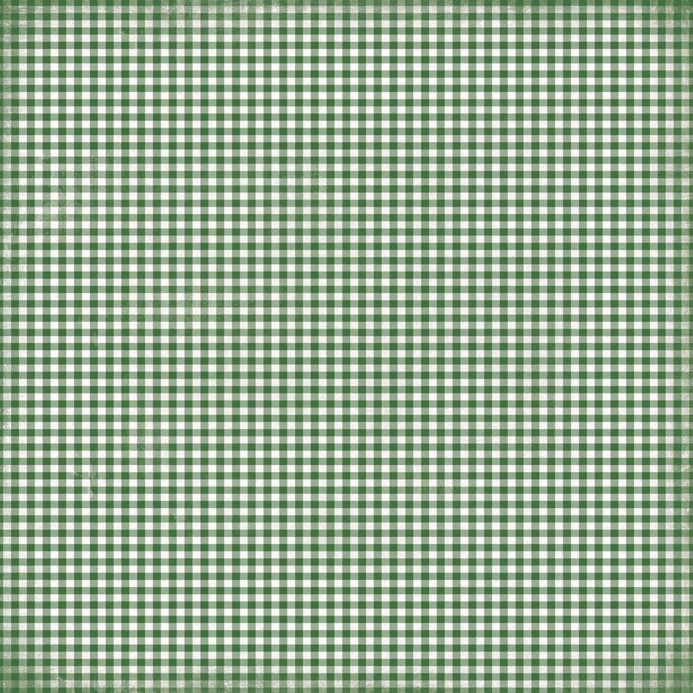 Pre-Order Simple Vintage Believe . Evergreen Gingham