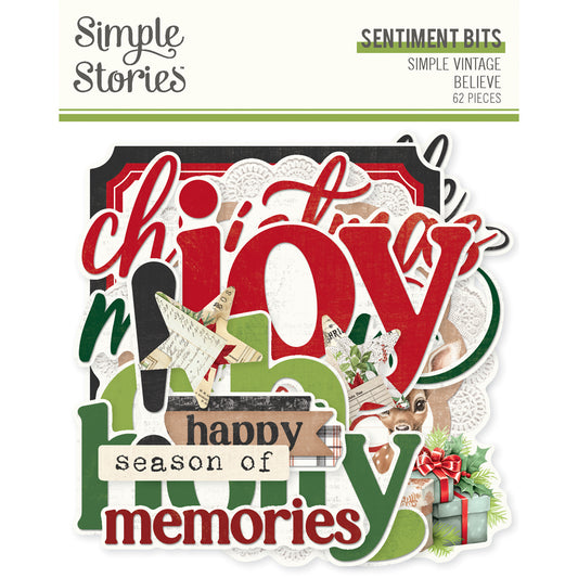 Pre-Order Simple Vintage Believe . Sentiments Bits & Pieces