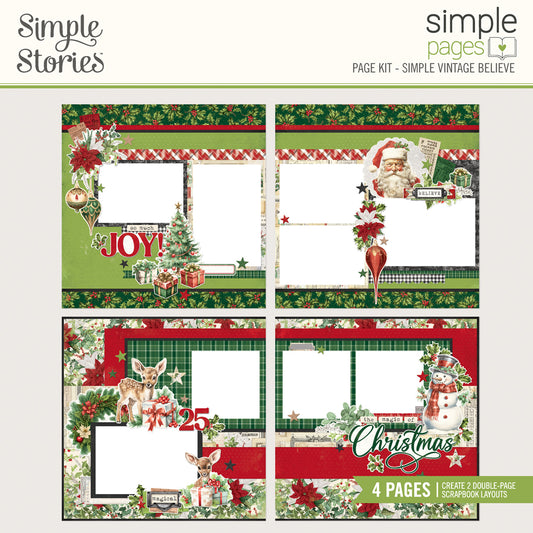 Pre-Order Simple Vintage Believe . Simple Pages Page Kit