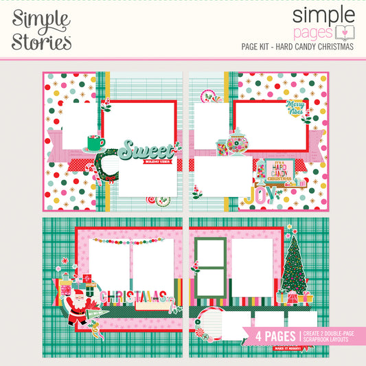 Hard Candy Christmas . Simple Pages Page Kit