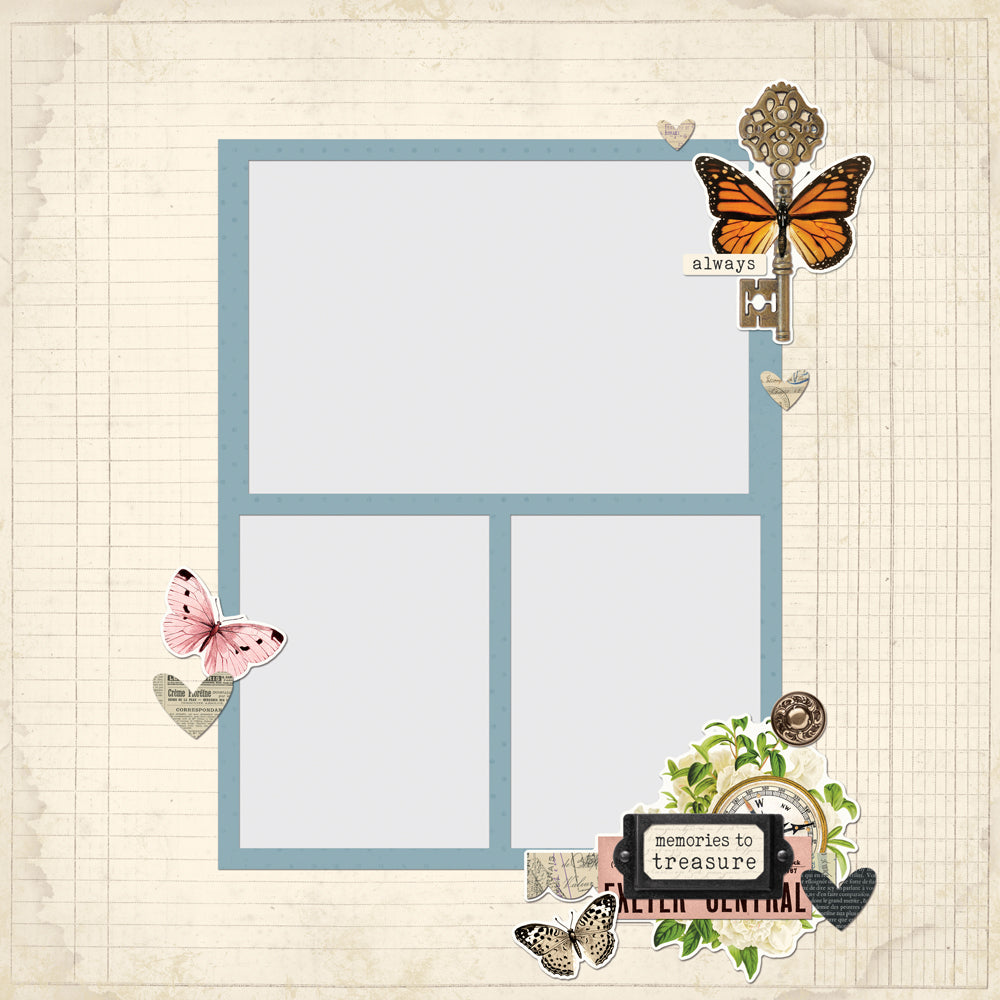 Simple Vintage Junk Drawer . Simple Page Pieces