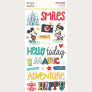 Say Cheese Happiest Place . Foam Stickers