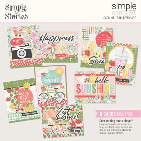 Pink Lemonade . Simple Cards Card Kit