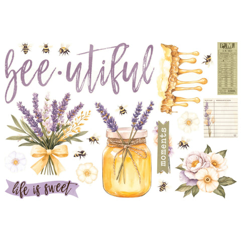 Simple Vintage Lavender Fields . Simple Pages Page Pieces