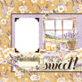 Simple Vintage Lavender Fields . Simple Pages Page Kit