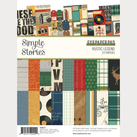 Rustic Legend . 6x8 Pad