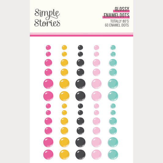 Totally 80's . Enamel Dots