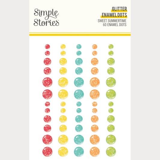 Sweet Summertime . Enamel Dots