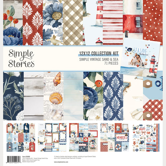 Simple Vintage Sand & Sea . Collection Kit