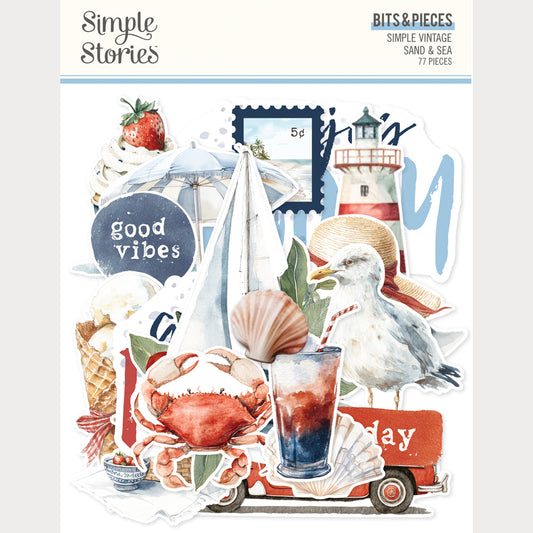 Simple Vintage Sand & Sea . Bits & Pieces