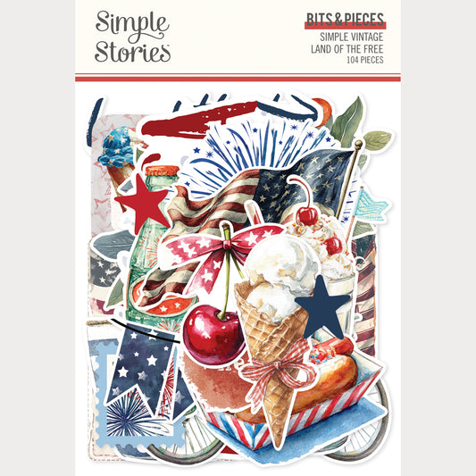 Simple Vintage Land of the Free . Bits & Pieces