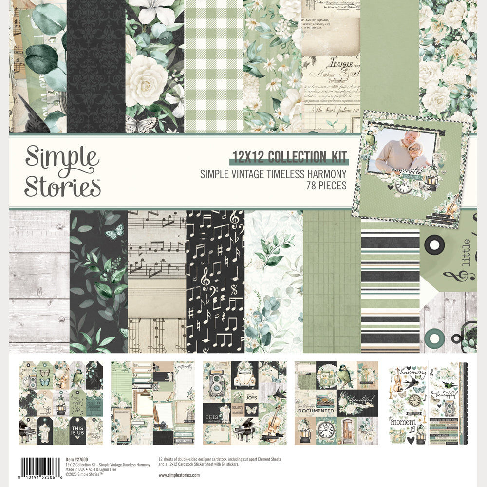 Simple Vintage Timeless Harmony . Collection Kit