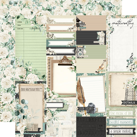 Simple Vintage Timeless Harmony . Journal Elements