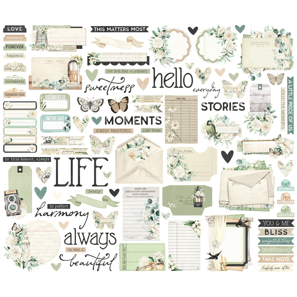 Simple Vintage Timeless Harmony . Journal Bits & Pieces