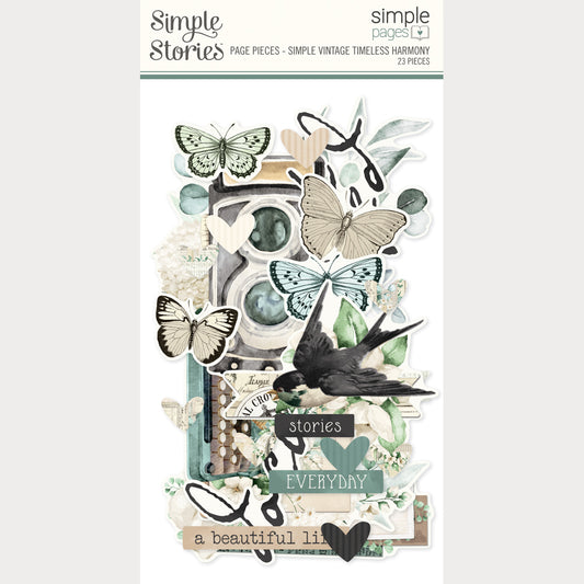 Simple Vintage Timeless Harmony Simple Pages. Page Pieces
