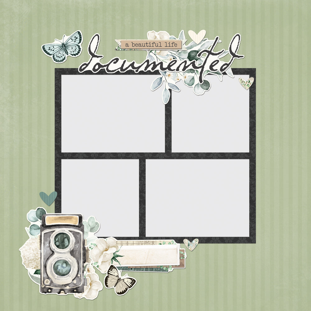 Simple Vintage Timeless Harmony Simple Pages. Page Pieces