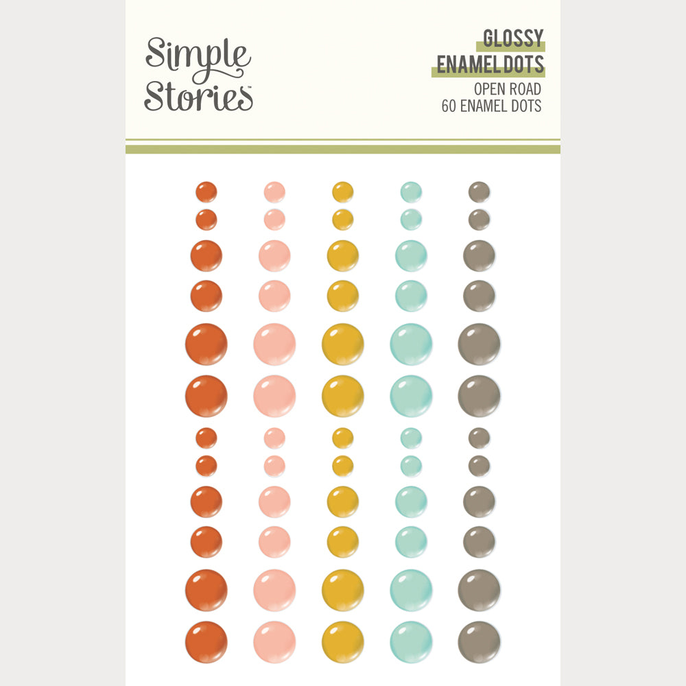 Open Road . Enamel Dots