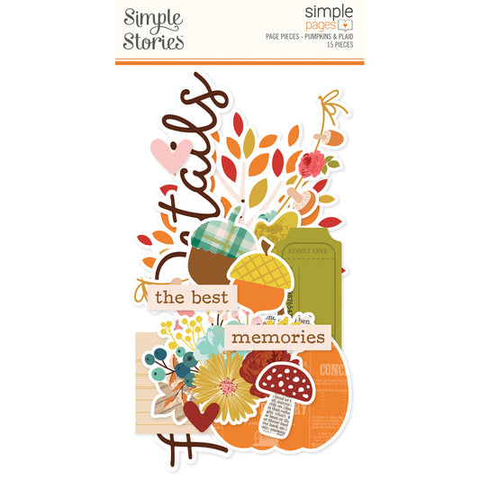 Pumpkins & Plaid . Simple Pages Page Pieces