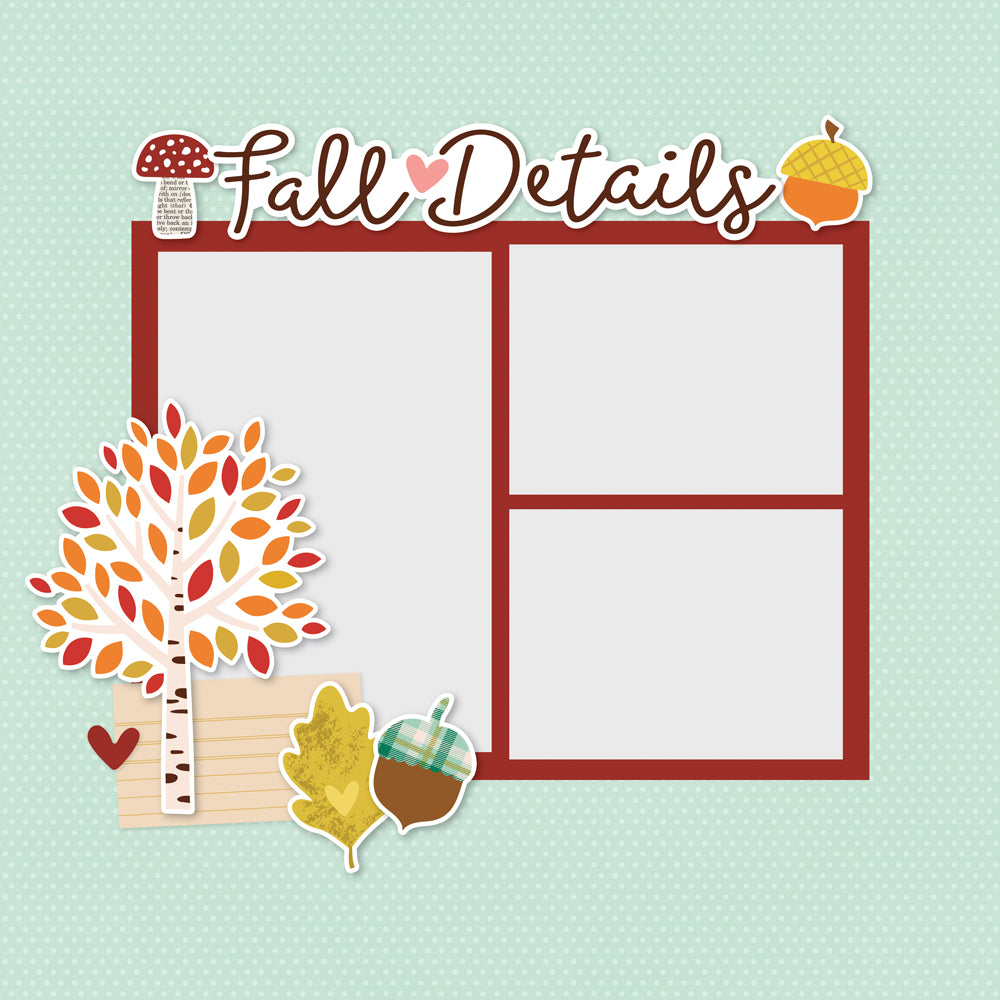 Pumpkins & Plaid . Simple Pages Page Pieces