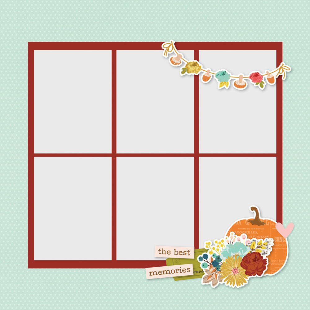 Pumpkins & Plaid . Simple Pages Page Pieces