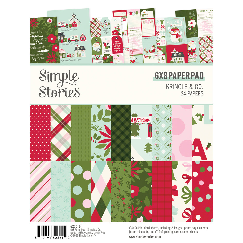 Kringle & Co . 6x8 Paper Pad