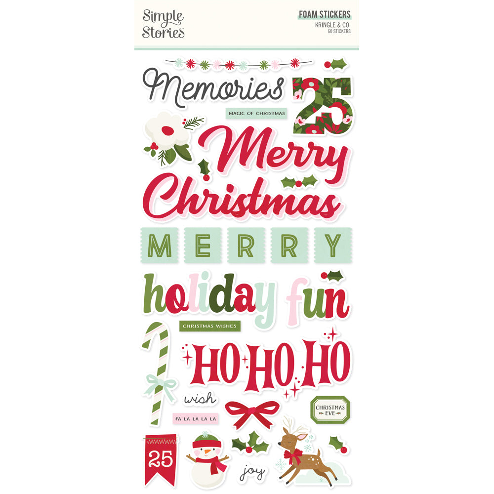 Kringle & Co . Foam Stickers