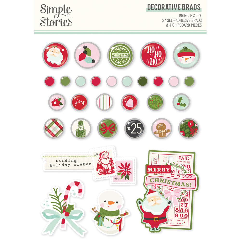Kringle & Co . Decorative Brads