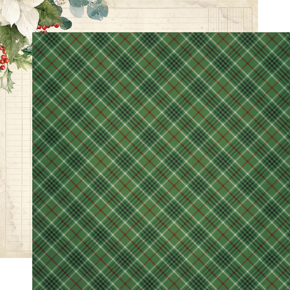 Simple Vintage Old-Fashioned Christmas . Making a List