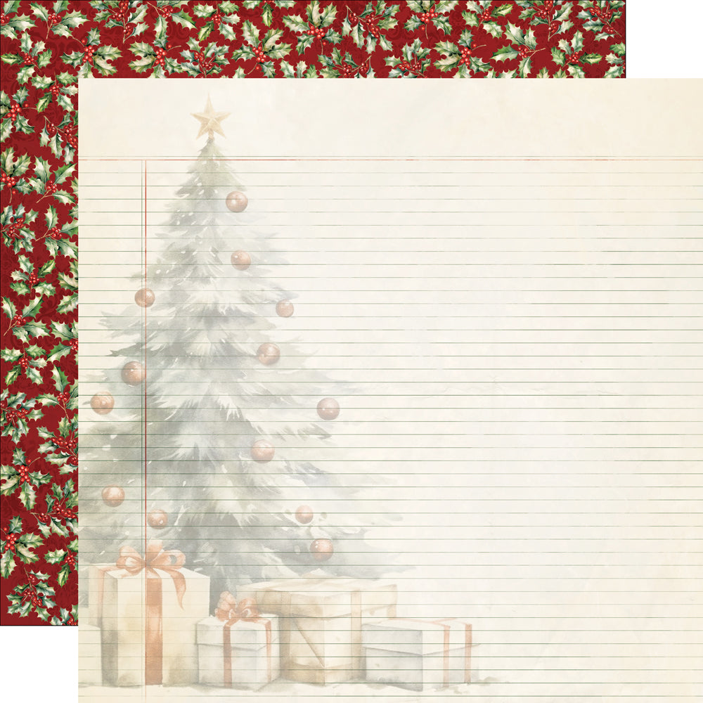 Simple Vintage Old-Fashioned Christmas . Under the Tree
