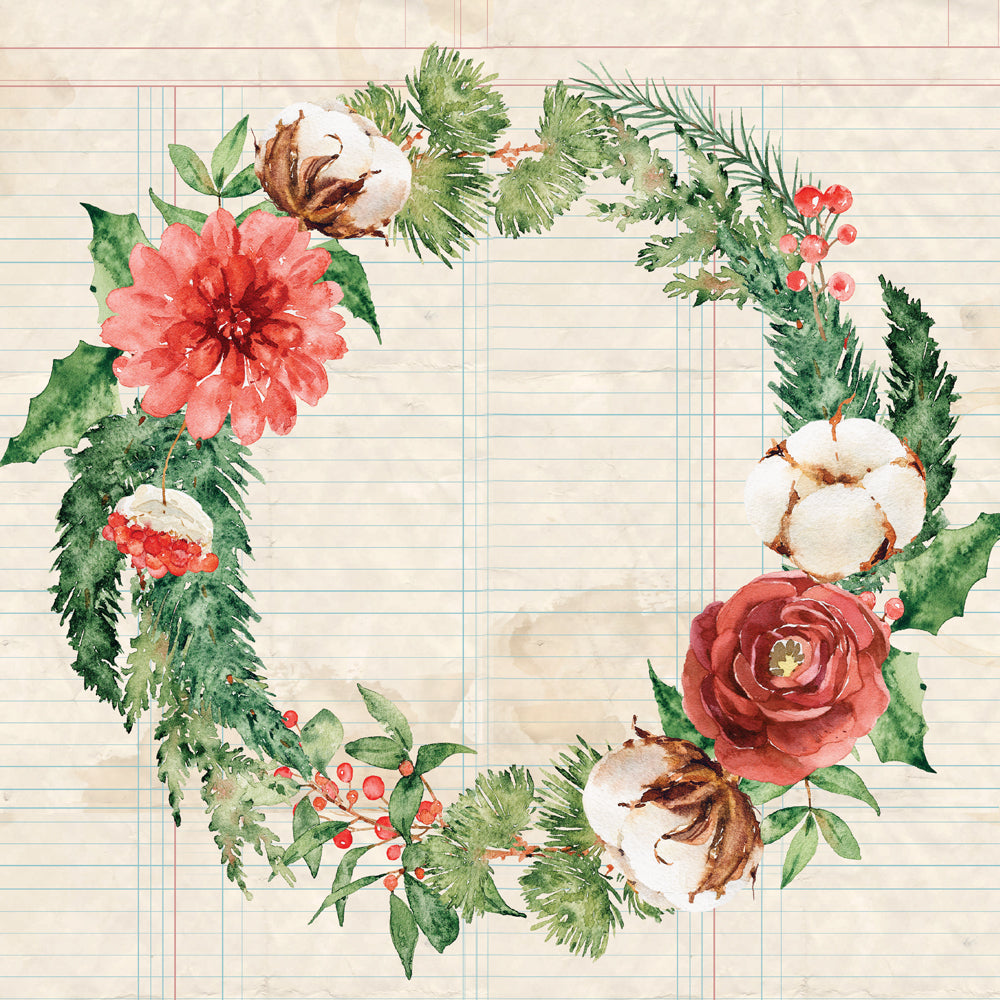 Simple Vintage Evergreen Memories . Season in Bloom