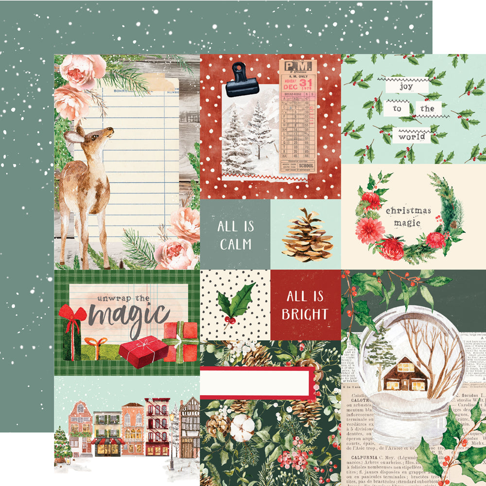 Simple Vintage Evergreen Memories . Combo Elements